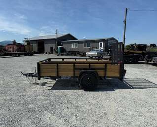 Thumbnail Photo of 2025 Suretrac 5x10 Landscape Utility Trailer 3 Board High Side w/ Ramp Gate 2990lb GVW