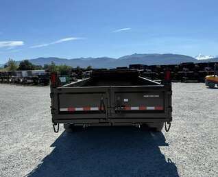Thumbnail Photo of 2025 Suretrac 7x14 Telescopic Hoist Dump Trailer 15,500lbs GVW w/ Ramps and Tarp