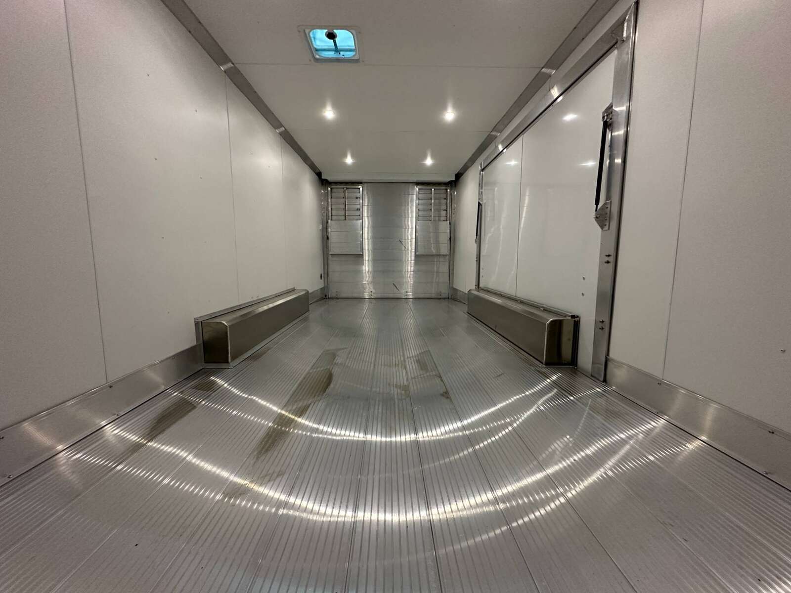 Photo of 2026 ALCOM ALUMINUM 8.5x24 CAR TRAILER 9900lb GVW SILVER LARGE ESCAPE SIDE DOOR CARGO ENCLOSED