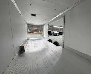 Thumbnail Photo of 2026 ALCOM ALUMINUM 8.5x24 CAR TRAILER 9900lb GVW WHITE LARGE ESCAPE SIDE DOOR CARGO ENCLOSED