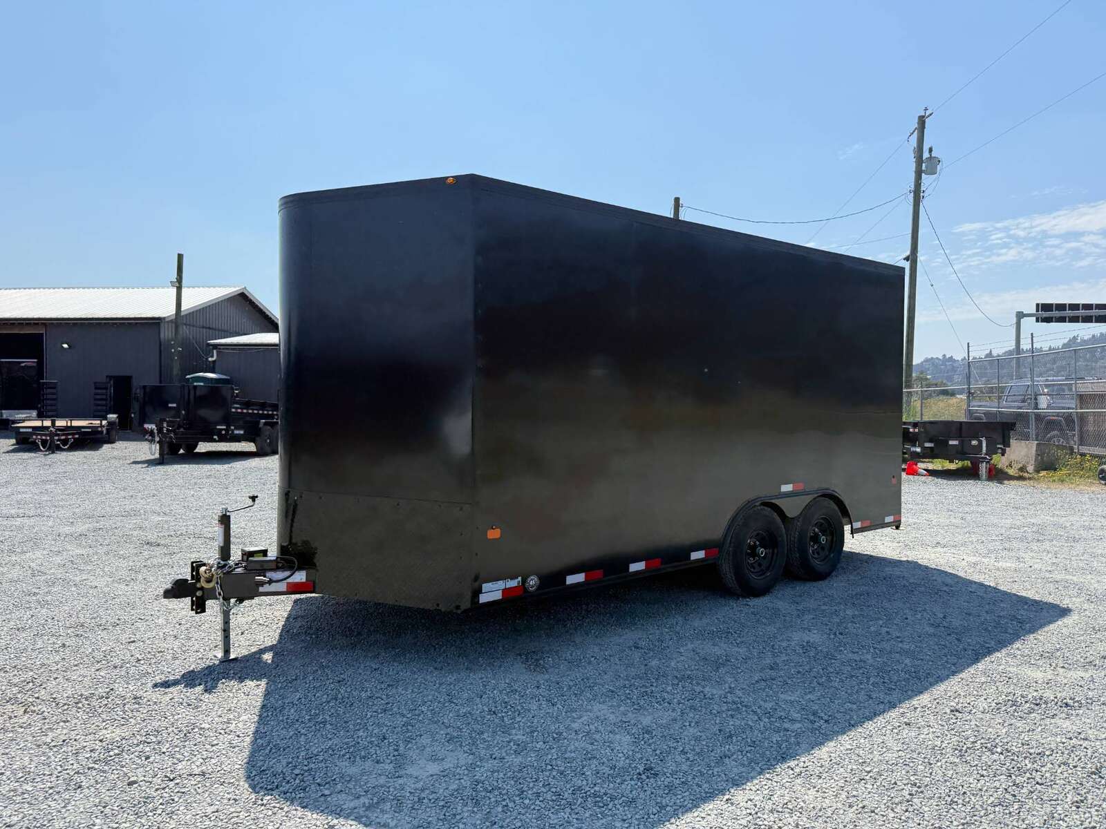 Photo of 2026 Royal Cargo 8.5X16 V NOSE Cargo / Enclosed Trailer BLACK OUT PACKAGE RAMP DOOR EXTRA HEIGHT 11,400LB GVW