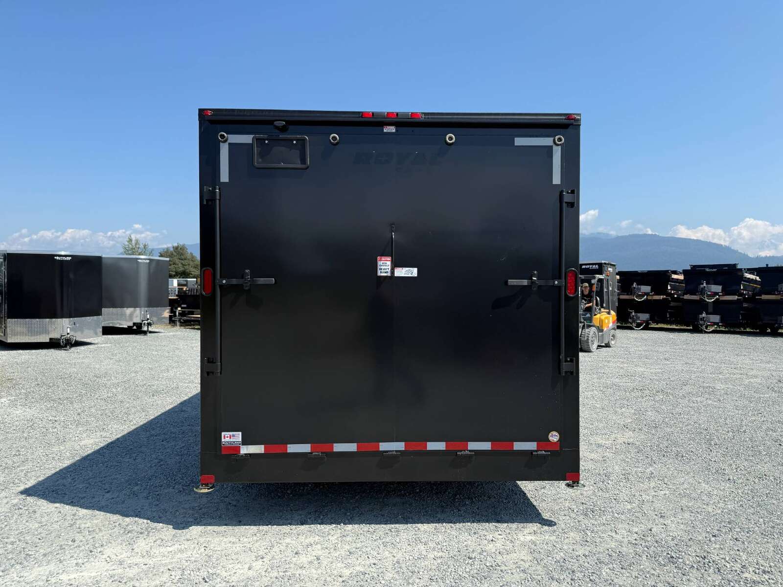 Photo of 2026 Royal Cargo 8.5X16 V NOSE Cargo / Enclosed Trailer BLACK OUT PACKAGE RAMP DOOR EXTRA HEIGHT 11,400LB GVW