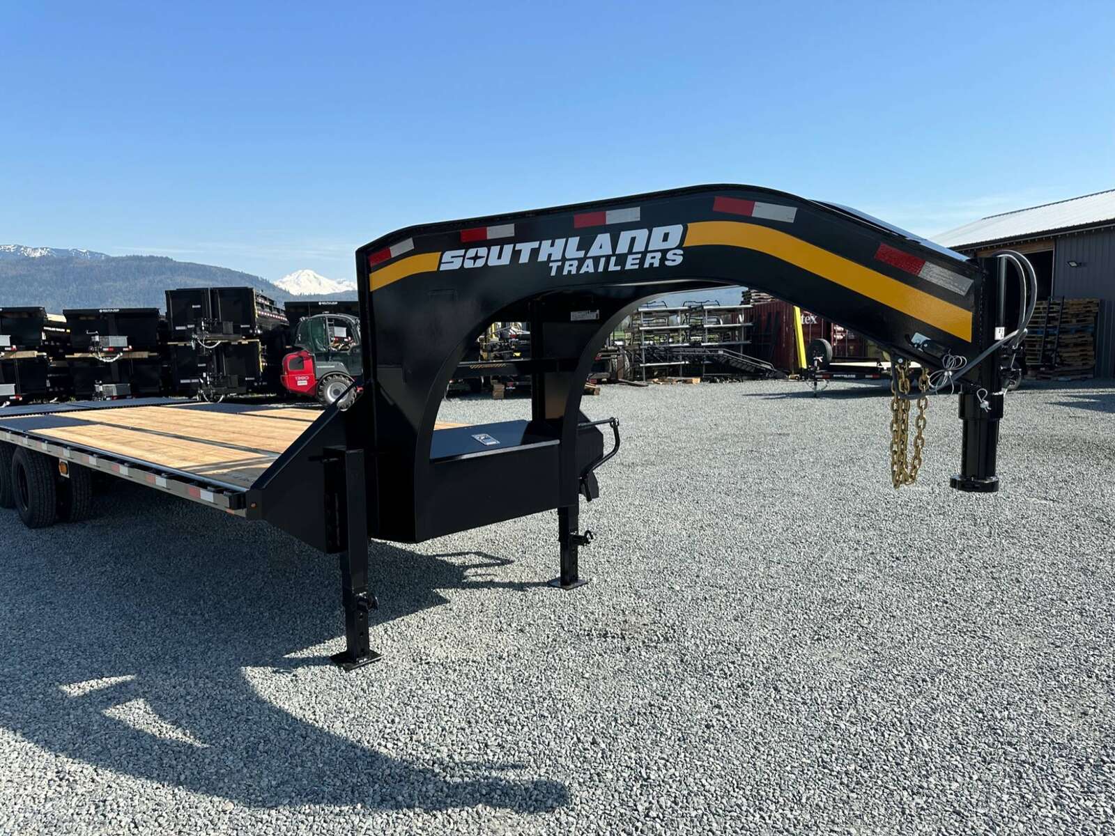 Photo of 2026 Southland 24+6 Gooseneck Equipment Flat Bed Trailer Deck Over 29,000lb GVW w/ Flip up ramps
