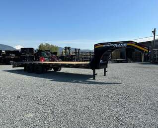 Thumbnail Photo of 2026 Southland 24+6 Gooseneck Equipment Flat Bed Trailer Deck Over 29,000lb GVW w/ Flip up ramps