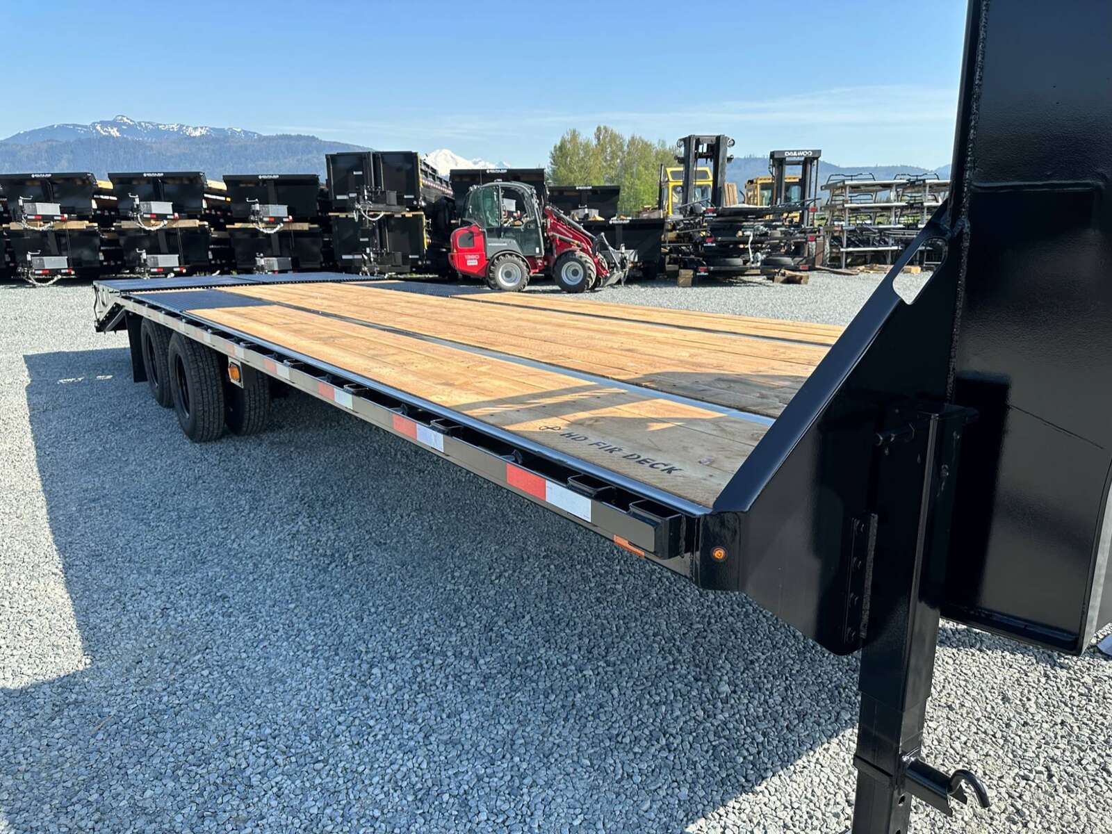 Photo of 2026 Southland 24+6 Gooseneck Equipment Flat Bed Trailer Deck Over 29,000lb GVW w/ Flip up ramps