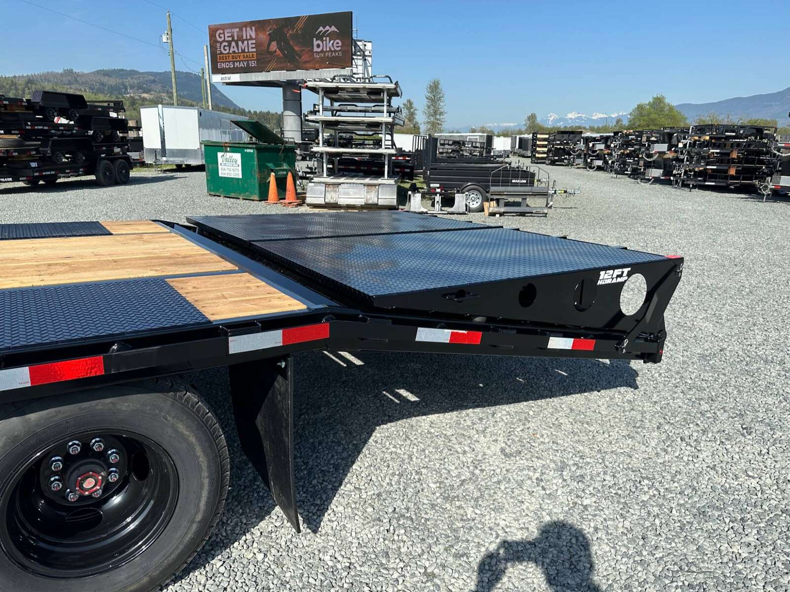 Photo of 2026 Southland 24+6 Gooseneck Equipment Flat Bed Trailer Deck Over 29,000lb GVW w/ Flip up ramps