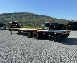 Thumbnail Photo of 2026 Southland 24+6 Gooseneck Equipment Flat Bed Trailer Deck Over 29,000lb GVW w/ Flip up ramps