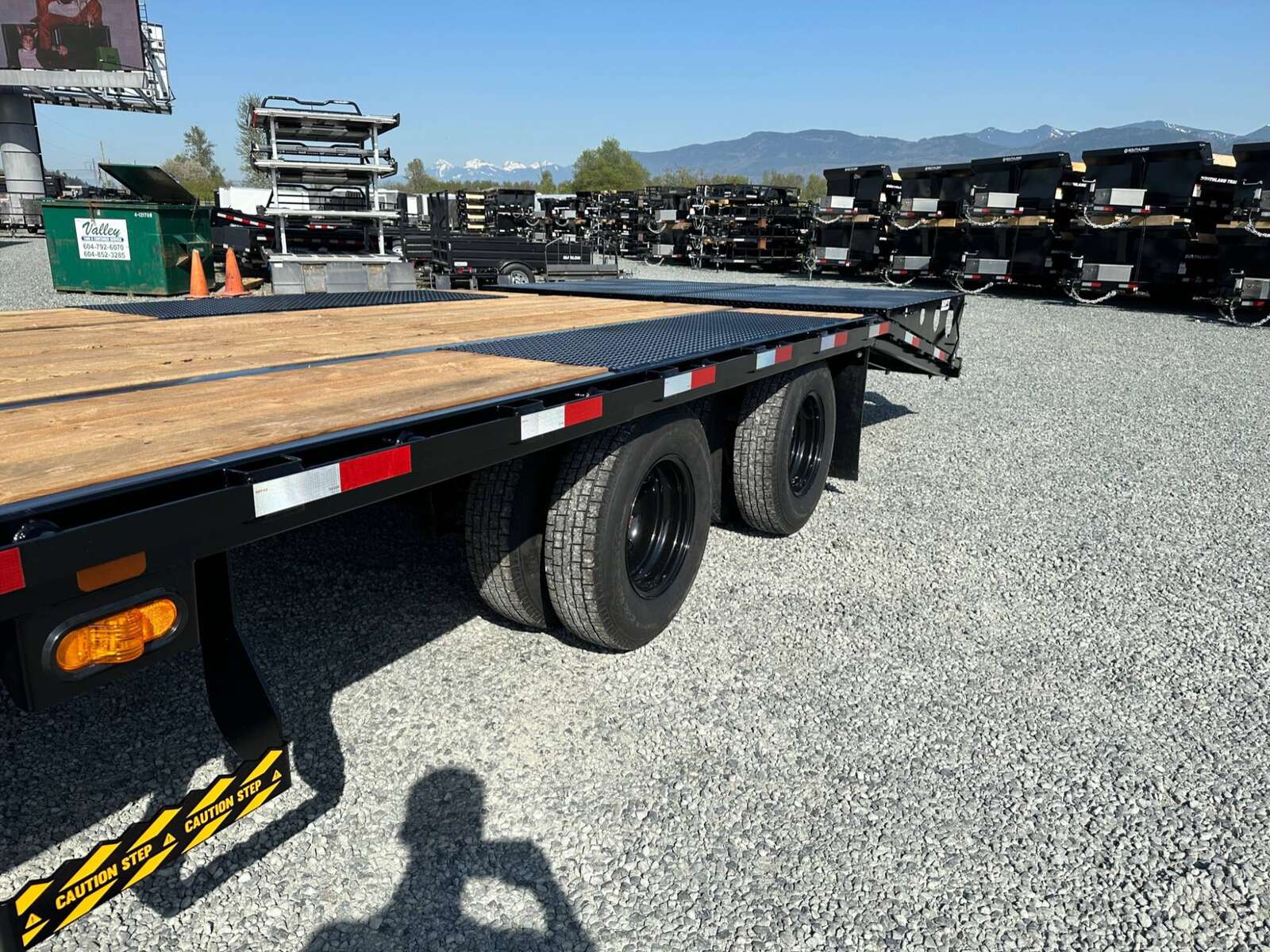 Photo of 2026 Southland 24+6 Gooseneck Equipment Flat Bed Trailer Deck Over 29,000lb GVW w/ Flip up ramps