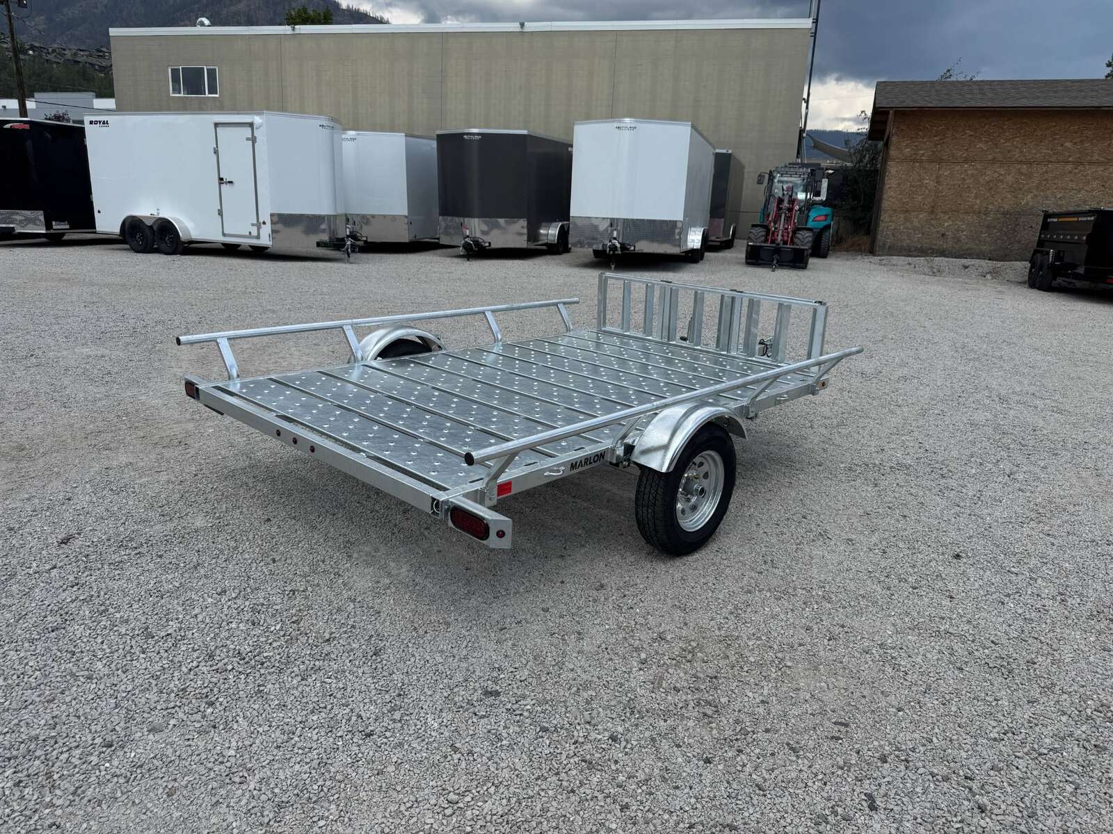Photo of 2025 Marlon 6x9 ATV Side x Side Utility Trailer Galvanized Rear or Side Load w/ Ramps (RAT-02)
