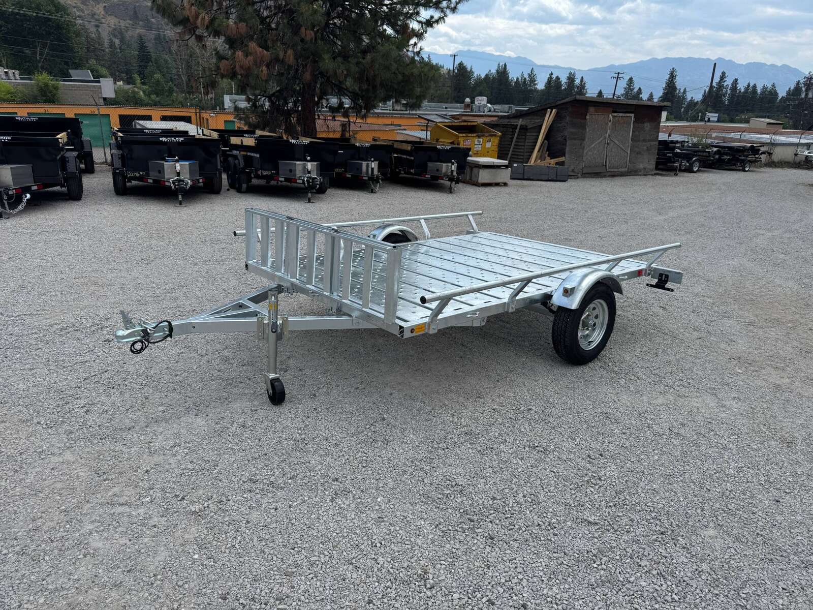Photo of 2025 Marlon 6x9 ATV Side x Side Utility Trailer Galvanized Rear or Side Load w/ Ramps (RAT-02)