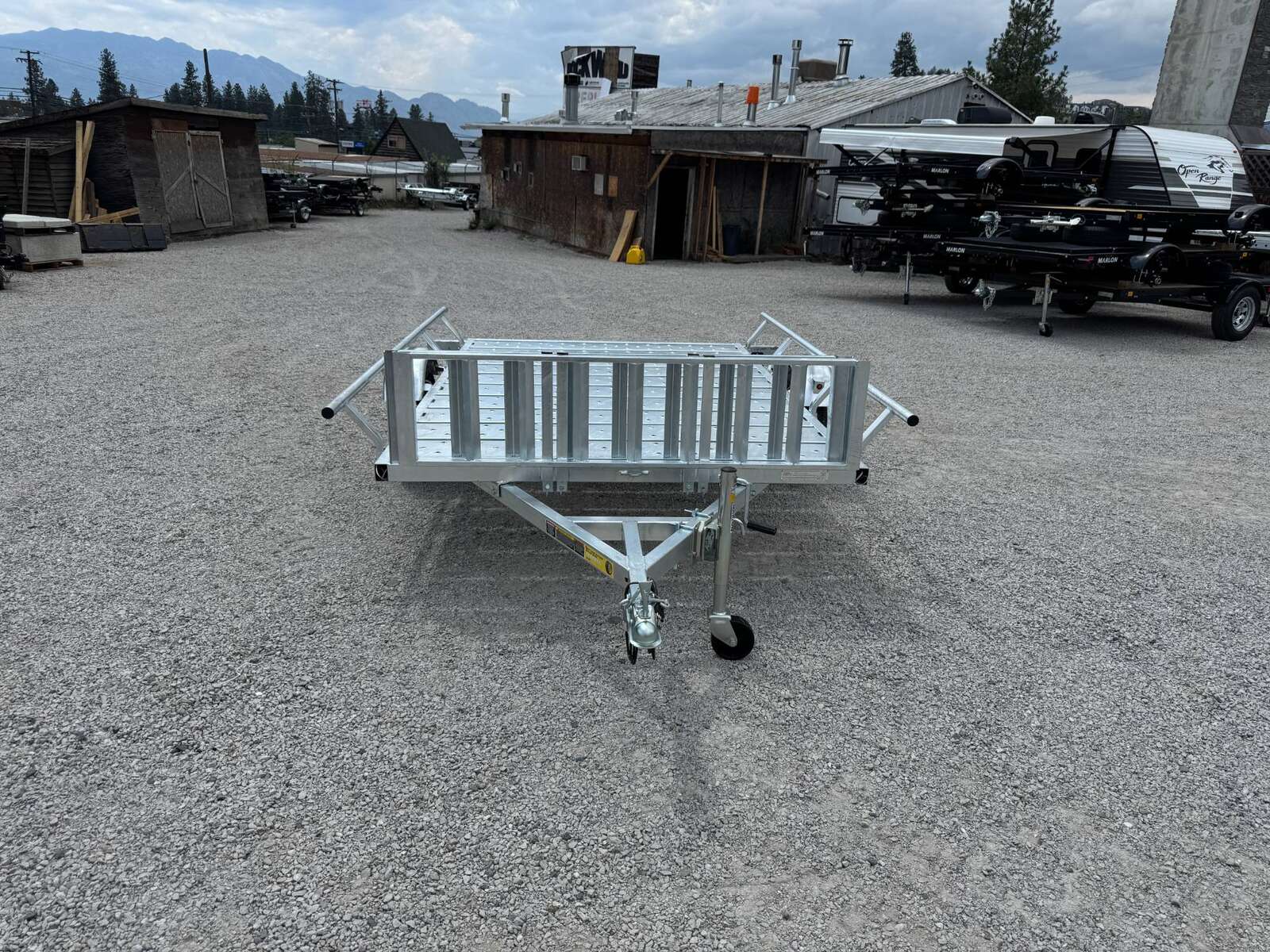 Photo of 2025 Marlon 6x9 ATV Side x Side Utility Trailer Galvanized Rear or Side Load w/ Ramps (RAT-02)