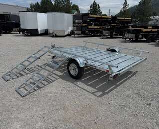 Thumbnail Photo of 2025 Marlon 6x9 ATV Side x Side Utility Trailer Galvanized Rear or Side Load w/ Ramps (RAT-02)