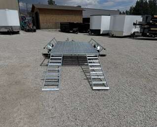 Thumbnail Photo of 2025 Marlon 6x9 ATV Side x Side Utility Trailer Galvanized Rear or Side Load w/ Ramps (RAT-02)