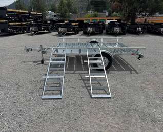 Thumbnail Photo of 2025 Marlon 6x9 ATV Side x Side Utility Trailer Galvanized Rear or Side Load w/ Ramps (RAT-02)