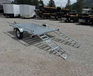 Thumbnail Photo of 2025 Marlon 6x9 ATV Side x Side Utility Trailer Galvanized Rear or Side Load w/ Ramps (RAT-02)