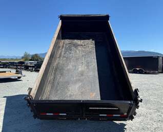 Thumbnail Photo of Used Pre Owned 2024 Southland Trailers 7x14 Dump Trailer HD 17,000lbs GVW w/ Hydraulic Front Jack