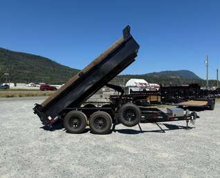 Thumbnail Photo of Used Pre Owned 2024 Southland Trailers 7x14 Dump Trailer HD 17,000lbs GVW w/ Hydraulic Front Jack