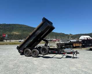 Thumbnail Photo of Used Pre Owned 2024 Southland Trailers 7x14 Dump Trailer HD 17,000lbs GVW w/ Hydraulic Front Jack
