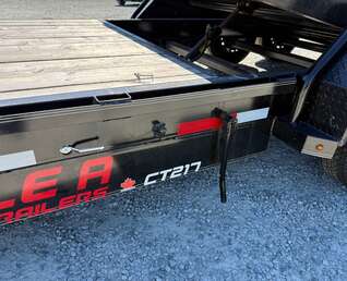Thumbnail Photo of Pre Owned Used 2023 Double A 24ft Tilt Deck Equipment Trailer Triple Axle 21,000lb GVW