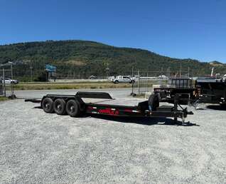 Thumbnail Photo of Pre Owned Used 2023 Double A 24ft Tilt Deck Equipment Trailer Triple Axle 21,000lb GVW