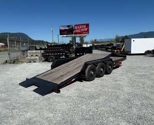 Thumbnail Photo of Pre Owned Used 2023 Double A 24ft Tilt Deck Equipment Trailer Triple Axle 21,000lb GVW