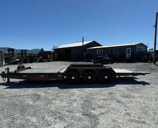 Thumbnail Photo of Pre Owned Used 2023 Double A 24ft Tilt Deck Equipment Trailer Triple Axle 21,000lb GVW