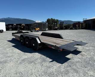 Thumbnail Photo of Pre Owned Used 2023 Double A 24ft Tilt Deck Equipment Trailer Triple Axle 21,000lb GVW