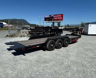 Thumbnail Photo of Pre Owned Used 2023 Double A 24ft Tilt Deck Equipment Trailer Triple Axle 21,000lb GVW