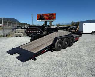 Thumbnail Photo of Pre Owned Used 2023 Double A 24ft Tilt Deck Equipment Trailer Triple Axle 21,000lb GVW