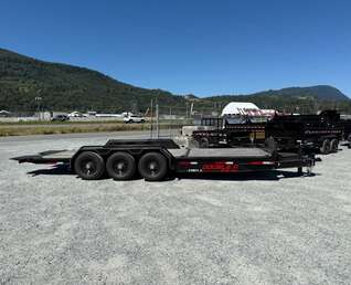 Thumbnail Photo of Pre Owned Used 2023 Double A 24ft Tilt Deck Equipment Trailer Triple Axle 21,000lb GVW
