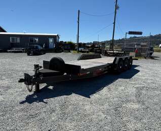 Thumbnail Photo of Pre Owned Used 2023 Double A 24ft Tilt Deck Equipment Trailer Triple Axle 21,000lb GVW