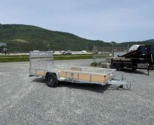 Thumbnail Photo of 2025 Suretrac 7x14 Aluminum Utility Trailer w/ Ramp Gate 2990lb GVW