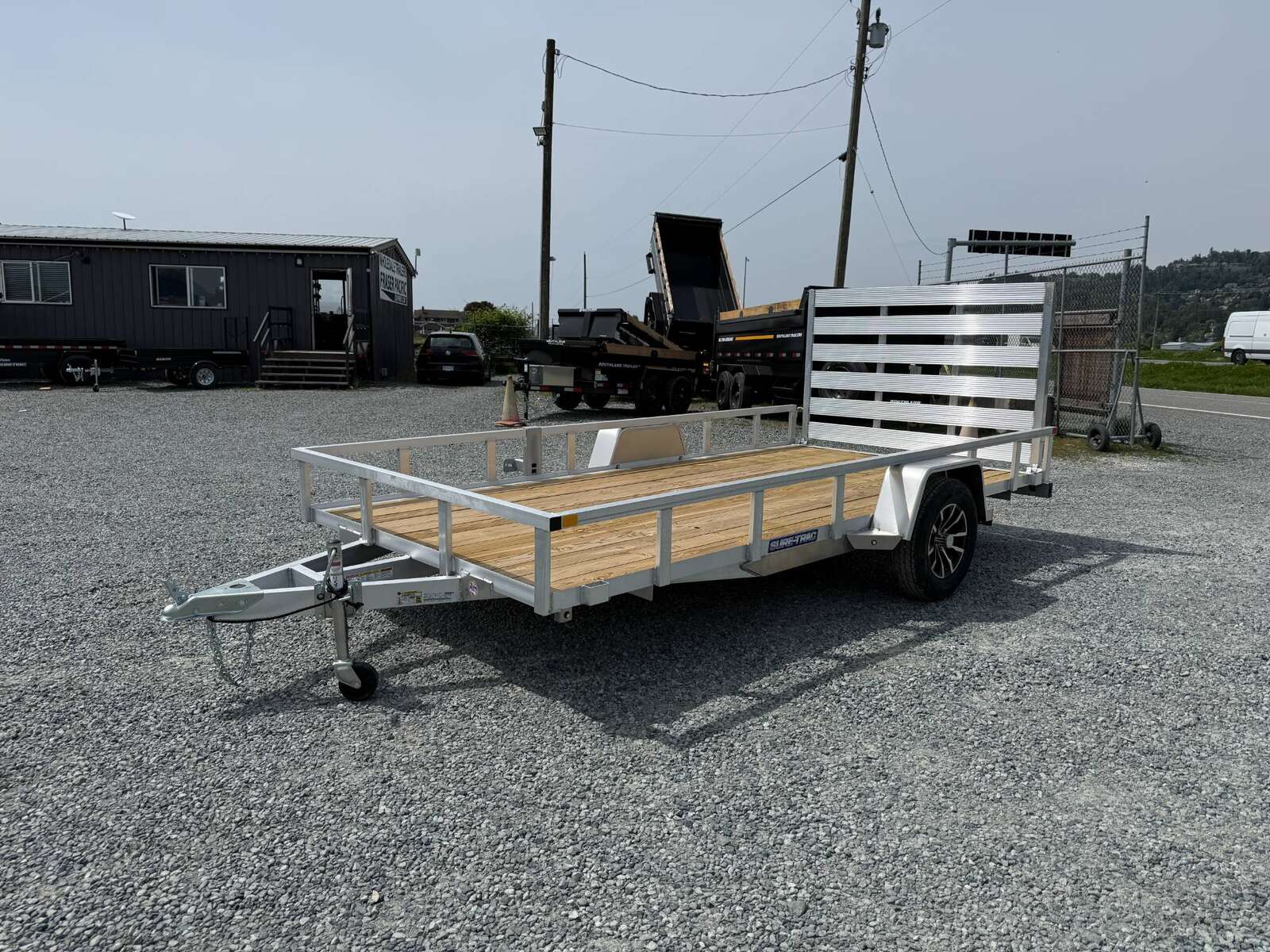 Photo of 2025 Suretrac 7x14 Aluminum Utility Trailer w/ Ramp Gate 2990lb GVW