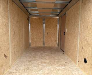 Thumbnail Photo of 2026 Mirage XE 6x10 Enclosed Cargo Trailer V Nose Barn Doors Charcoal Grey Standard Height 2990lb GVW