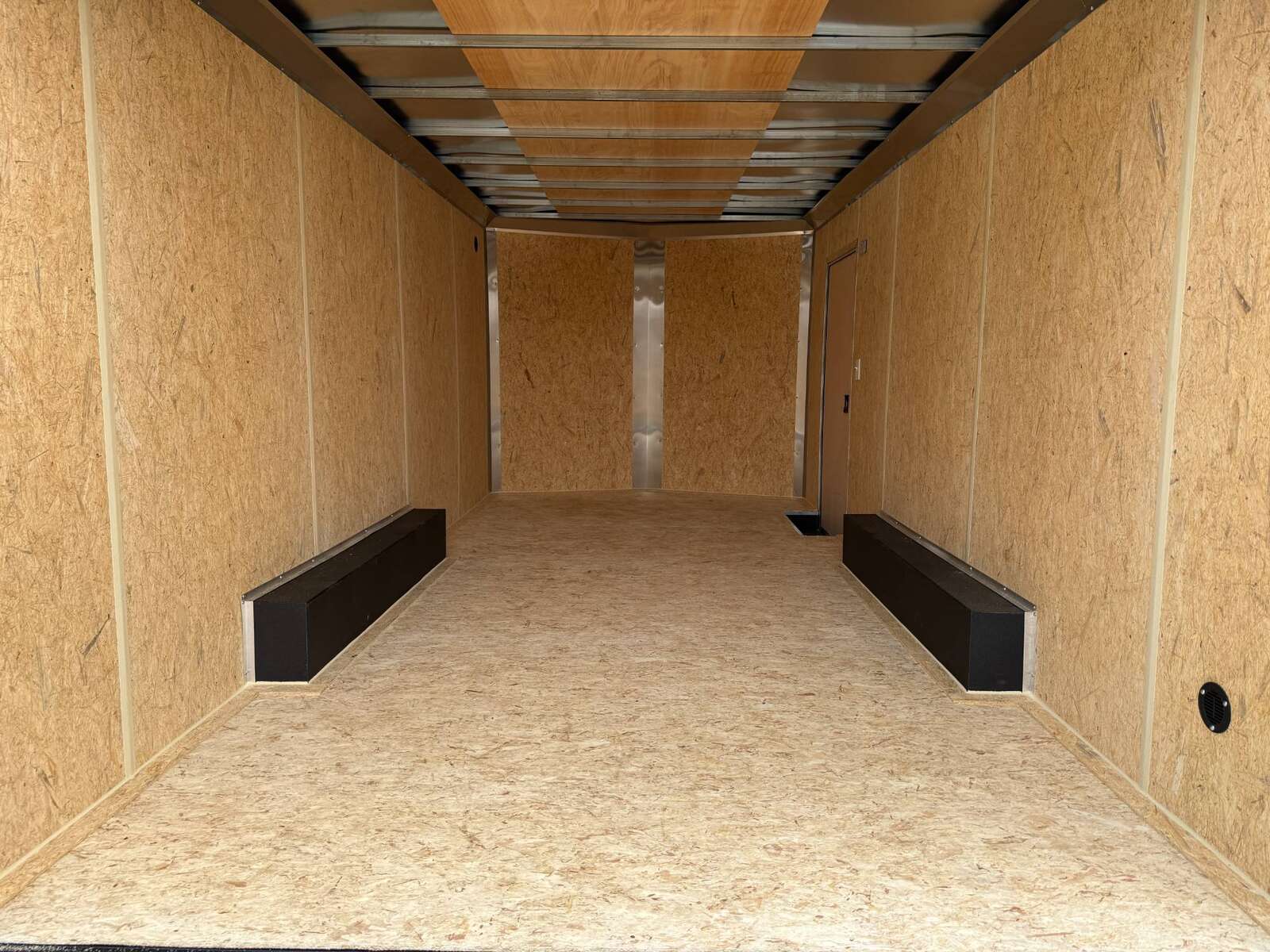 Photo of 2025 Impact 8.5x18 Quake V Nose Cargo Enclosed Trailer Ramp Door Extra Height Black 7000lb GVW