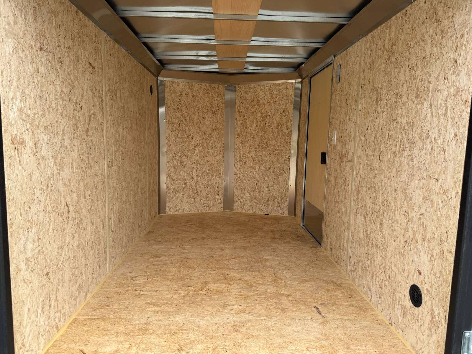Photo of 2026 Mirage XE 6x10 Enclosed Cargo Trailer V Nose Barn Doors White Standard Height 2990lb GVW