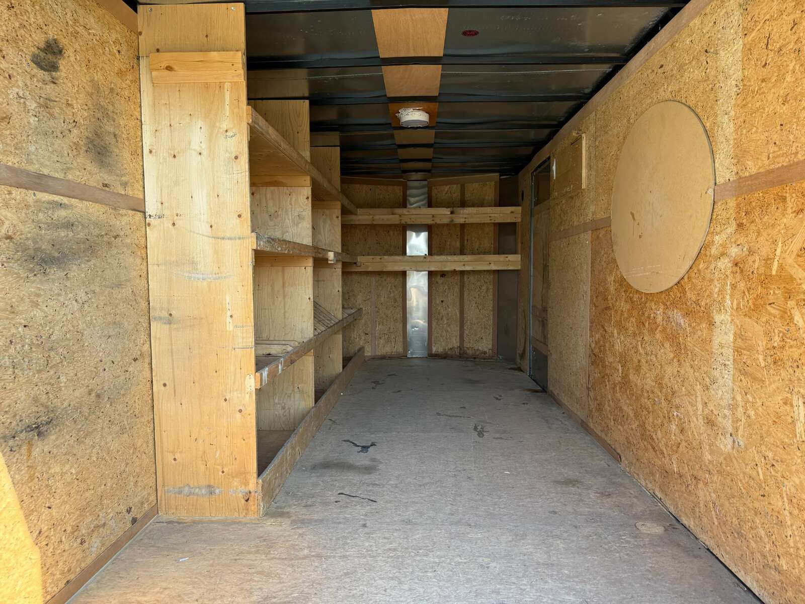 Photo of Used Pre Owned Mirage 7x16 Xpres Cargo / Enclosed Trailer 7000lb GVW Charcoal Grey Barn Doors