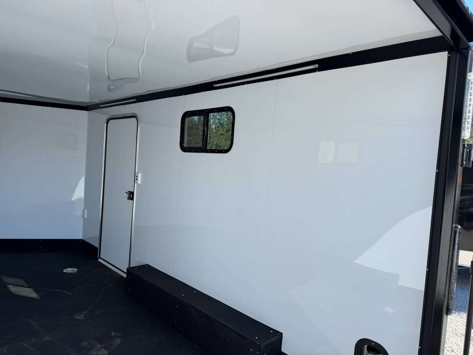 Photo of 2026 Royal 8.5x16 V Nose Cargo Enclosed Trailer Camping Package Black w/ Blackout Pkg, Insulated, Ramp Door, White Walls, 2x Windows & More!