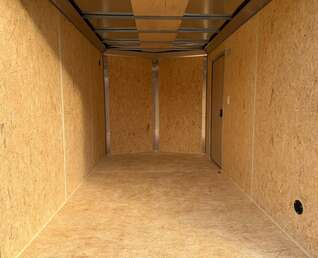 Thumbnail Photo of 2026 Impact Quake 7x12 Cargo Enclosed Trailer Tandem Axle 7000lb GVW Black Extra Height w/ Ramp Door