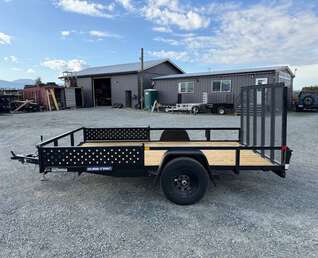 Thumbnail Photo of 2026 Suretrac 7x12 ATV Tube Top Utility Trailer 5000lb GVW w/ Electric Brakes & Rear Ramp Gate & Side Load Ramps