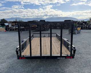 Thumbnail Photo of 2026 Suretrac 7x12 ATV Tube Top Utility Trailer 5000lb GVW w/ Electric Brakes & Rear Ramp Gate & Side Load Ramps