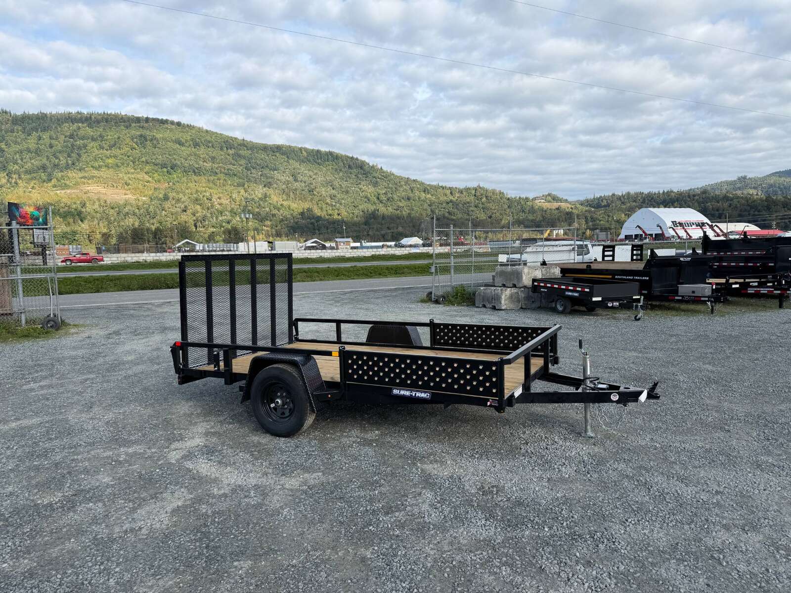 Photo of 2026 Suretrac 7x12 ATV Tube Top Utility Trailer 5000lb GVW w/ Electric Brakes & Rear Ramp Gate & Side Load Ramps