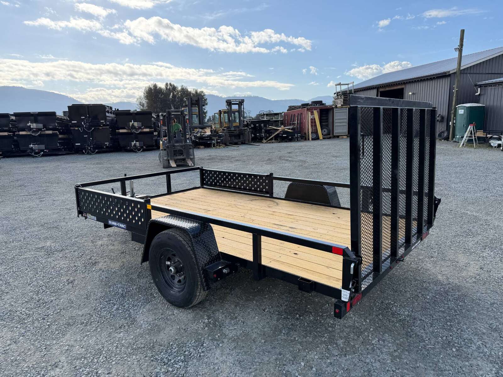 Photo of 2026 Suretrac 7x12 ATV Tube Top Utility Trailer 5000lb GVW w/ Electric Brakes & Rear Ramp Gate & Side Load Ramps