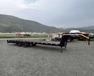 Thumbnail Photo of Pre Owned Used 2024 Southland 24+6 Gooseneck Flat Deck Equipment Trailer 29000lb GVW w/ Ramps 