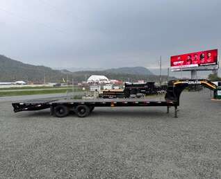 Thumbnail Photo of Pre Owned Used 2024 Southland 24+6 Gooseneck Flat Deck Equipment Trailer 29000lb GVW w/ Ramps 