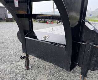 Thumbnail Photo of Pre Owned Used 2024 Southland 24+6 Gooseneck Flat Deck Equipment Trailer 29000lb GVW w/ Ramps 