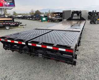 Thumbnail Photo of Pre Owned Used 2024 Southland 24+6 Gooseneck Flat Deck Equipment Trailer 29000lb GVW w/ Ramps 