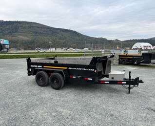 Thumbnail Photo of Pre Owned Used 2023 Southland 6X12 Dump Trailer 11,400LB GVW with Tarp and Ramps