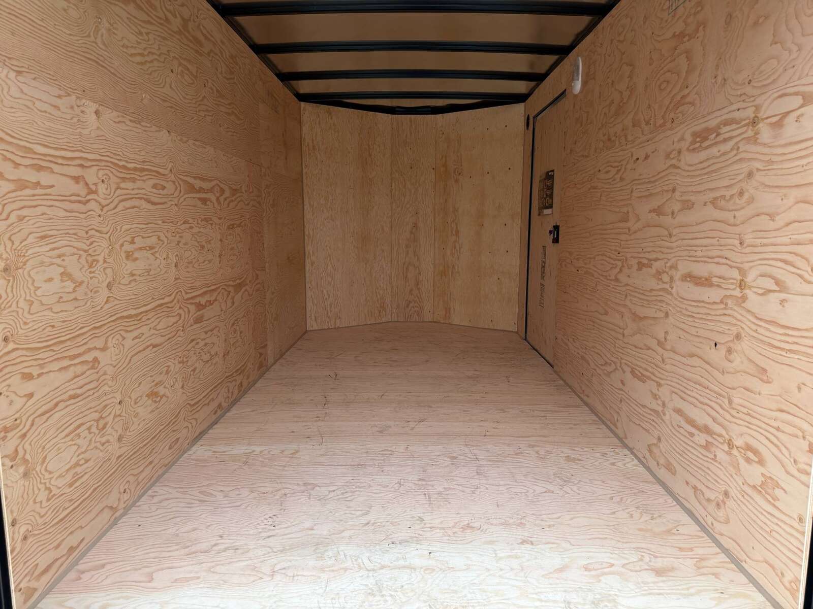 Photo of 2026 Royal Cargo 6x12 V Nose Cargo / Enclosed Trailer Ramp Door Black 2999lb GVW