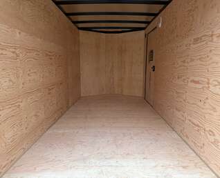 Thumbnail Photo of 2026 Royal Cargo 6x12 V Nose Cargo / Enclosed Trailer Ramp Door Black 2999lb GVW